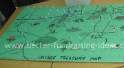 Fundraising stall treasure map